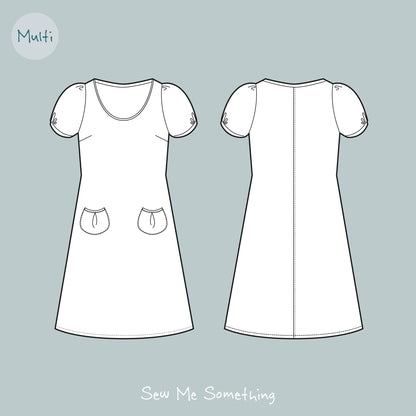 Sew Me Something Kate Dress Sewing Pattern (Size 6-20)