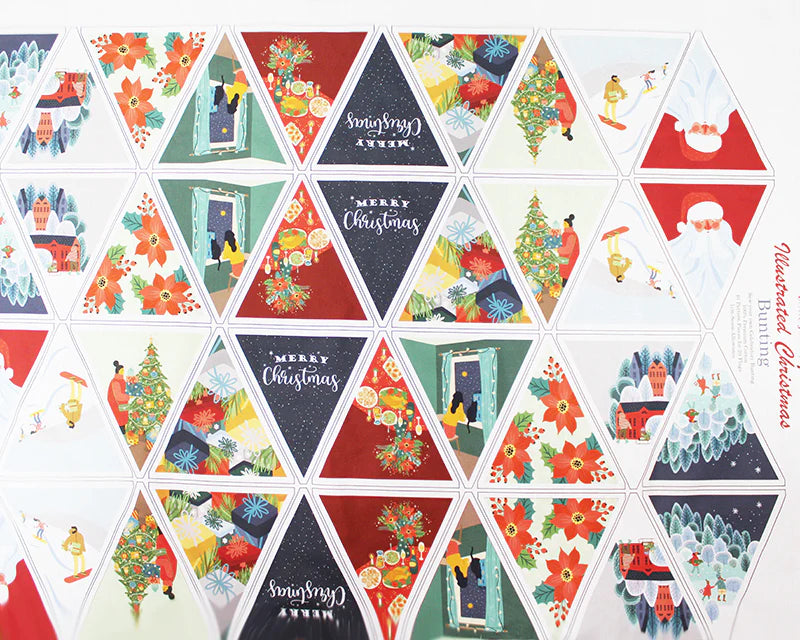 Little Johnny Illustrative Christmas Bunting