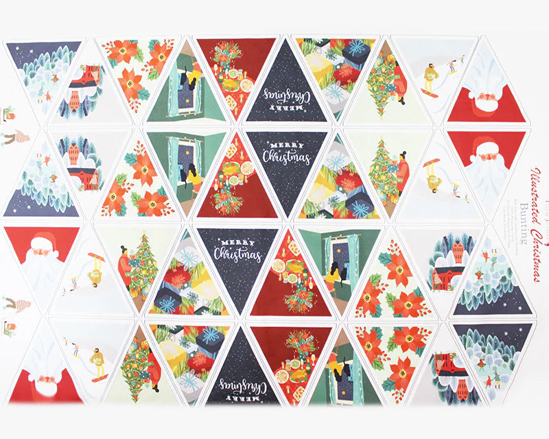 Little Johnny Illustrative Christmas Bunting