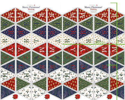 Little Johnny Merry Christmas Bunting