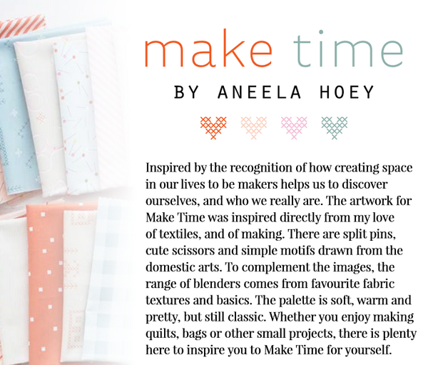 MAKE TIME - FAT EIGHTH BUNDLE  - Moda code 24570F8