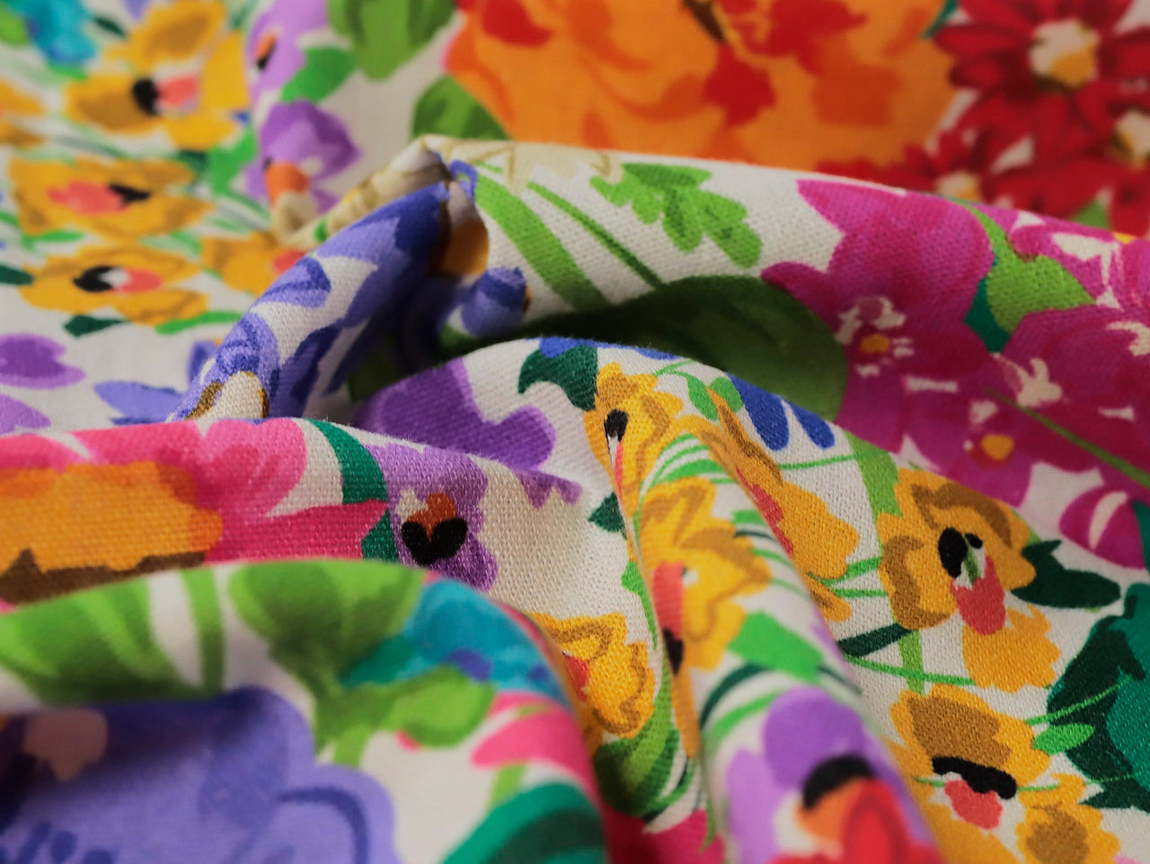 Linnaea Viscose & Linen - Ivory by Fabric Godmother (2024 Range)