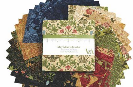 MAY MORRIS STUDIO V&A ARCHIVES - Moda Charm Pack 7341