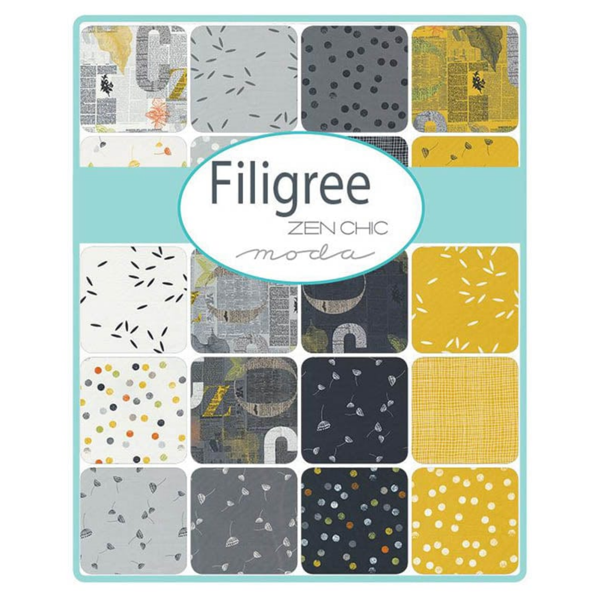 Jelly Roll - Filgree - Moda Fabric Code JR1810