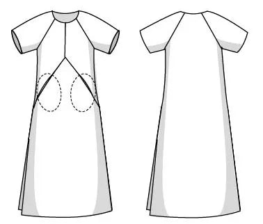 Sew Different - Moon Pocket Maxi - UK Size 8-26 Dressmaking Pattern