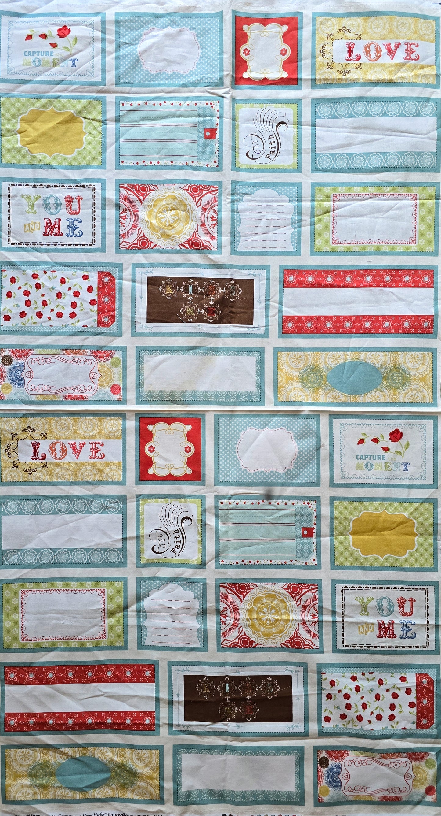 Odds and Sods Panel by Juile Comstock of Cosmo Cricket for Moda #37040