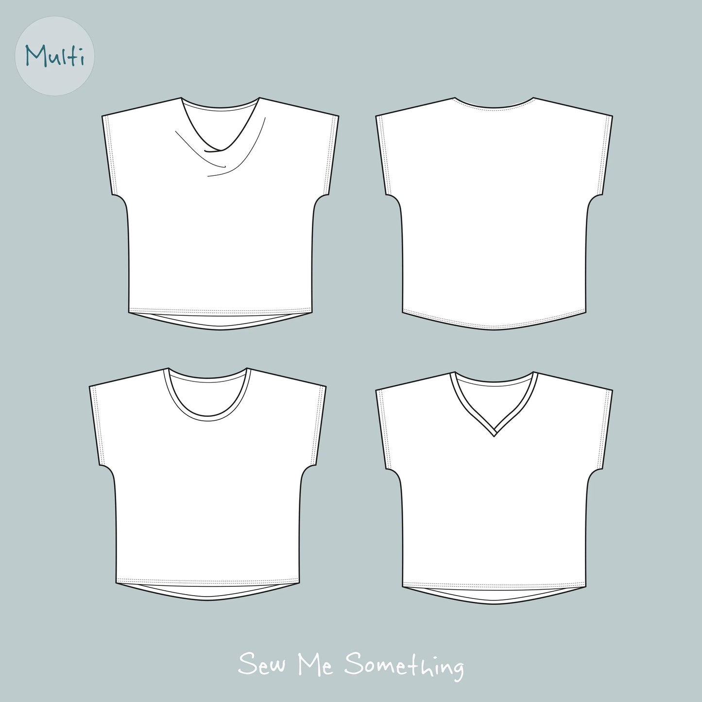Sew Me Something Peaseblossom Top Sewing Pattern (Size 8-22)