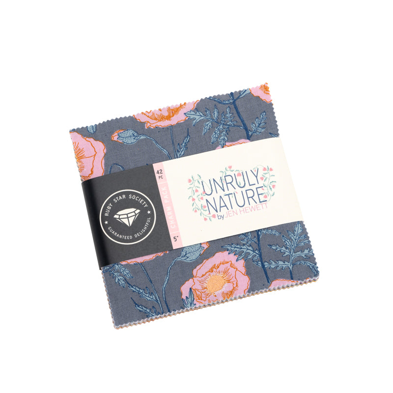 Charm Pack - UNRULY NATURE - Moda Stock Code RS6009PP RUBY STAR SOCIETY