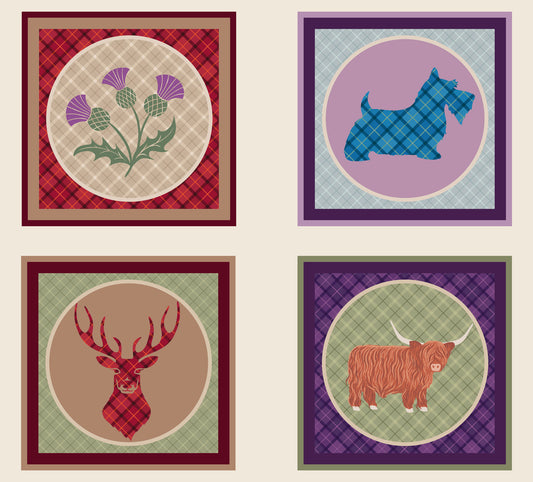 SMALL THINGS, CELTIC INSPIRED Cushion Panel - From Lewis and Irene - Code SM70
