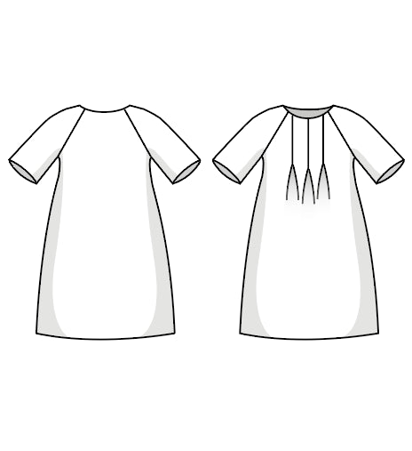 Sew Different -  Triple Tuck Smock - UK Size 8-26 Dressmaking Pattern