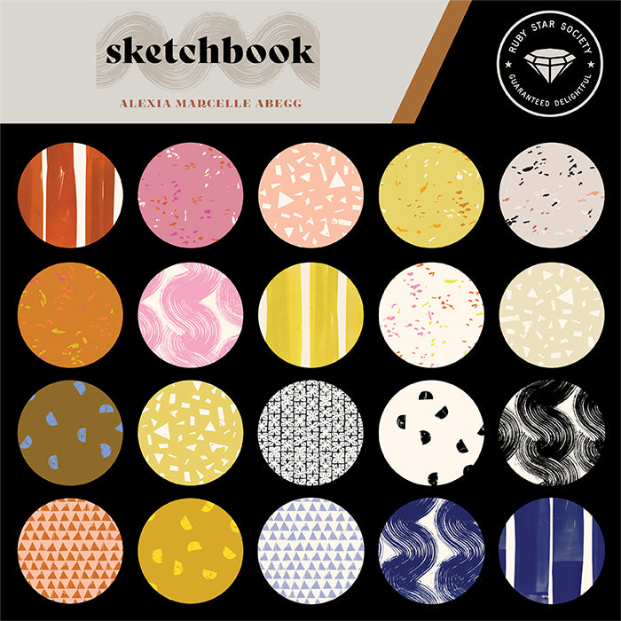 SKETCHBOOK -  Layer Cake - Ruby Star Society - Moda Fabric Code RS4070LC