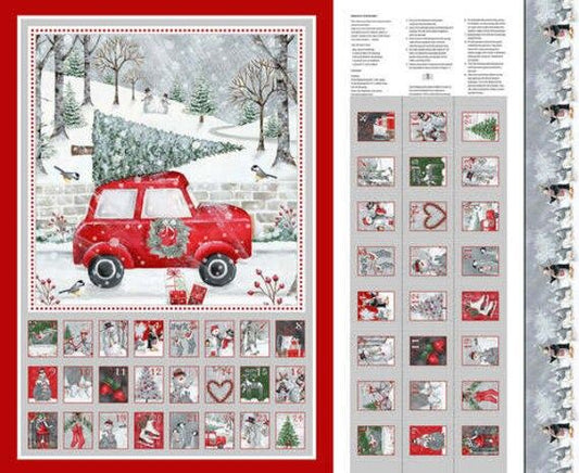 Advent Calendar Joyful Tidings  by Emma Leach for Blank Quilting Corporation