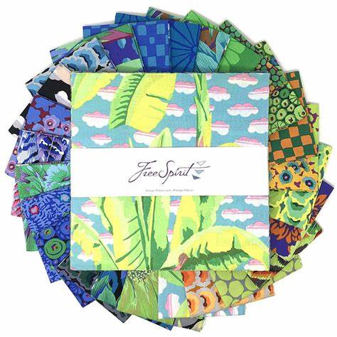 Free Spirit Kaffe Fassett Collective - Layer Cake - Feb 2021 - FB610GP.FEB2021 COOL