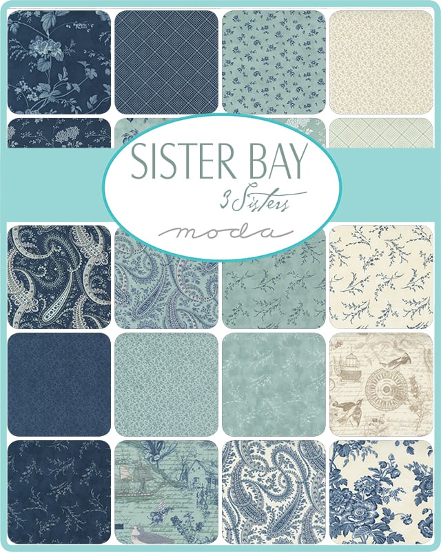 SISTER BAY - FAT EIGHTH BUNDLE  - Moda code 44270F8