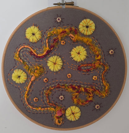 Doodle Art Kit - An Embroidery Kit by Wendy Mansfield