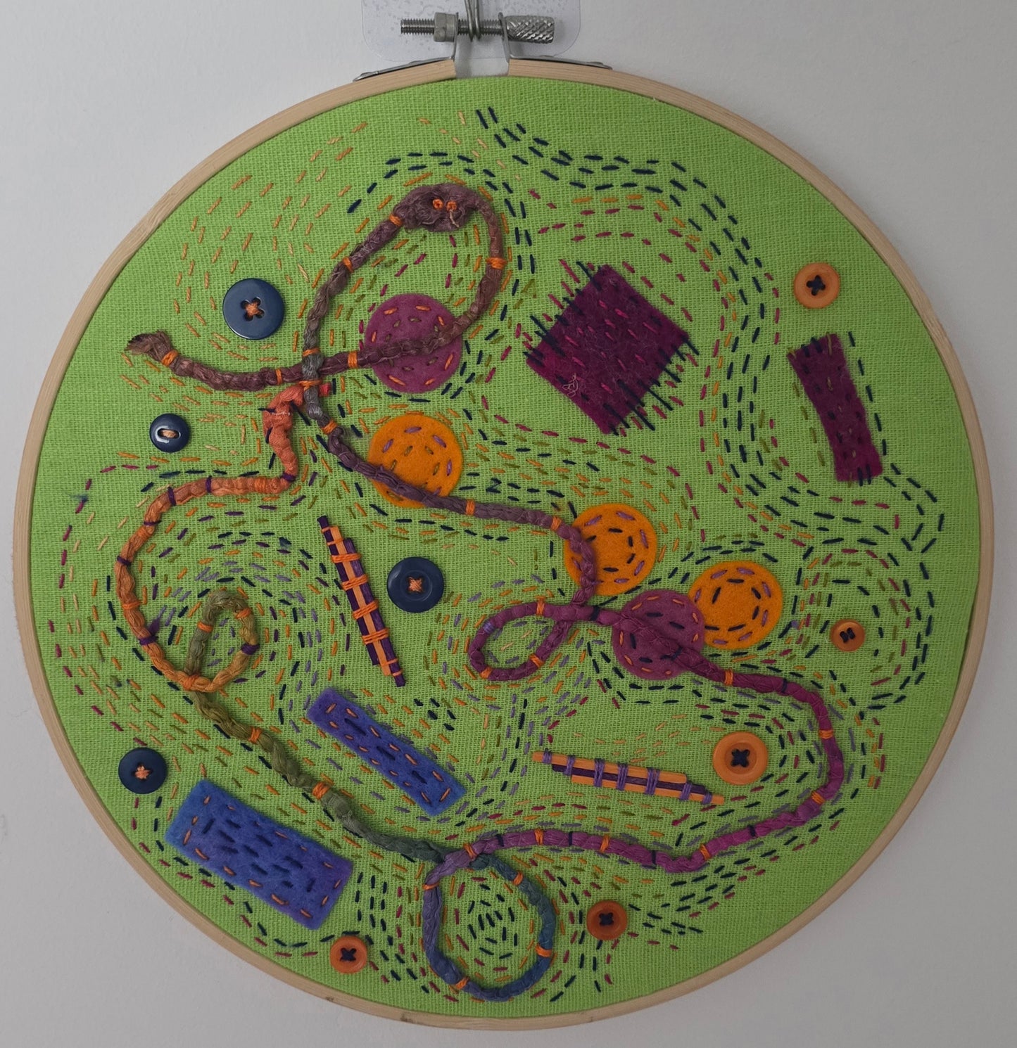 Doodle Art Kit - An Embroidery Kit by Wendy Mansfield
